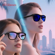 GV90 Smart AI Glasses - Photochromic Lenses & Open-Ear Audio Bluetooth Glasses with AI Translation, 