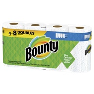 Bounty Select-A-Size Paper Towels, White, 4 Double Rolls = 8 Regular Rolls, 4Count (Pack Of 4) Bount