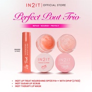 IN2IT Perfect Pout Trio - Lip Scrub + Lip Mask + Lip Treat/Balm (BPPT)