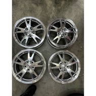rim toyota 15×6jj ET45 pcd5x100 harga RM950 untuk 4biji rim