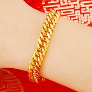 【jxw】916 Gold-plated Women's Bracelet, Women's Gold-plated Flat Wrapped Bracelet, Gold-plated Ring Jewelry