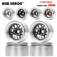 Aluminum Negative offset -10mm 1.9" Beadlock Wheel Rim RC Hub for 1/10 RC Car Crawler Tamiya CC01 SC