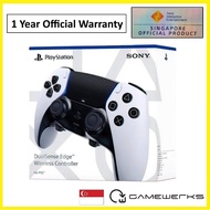 [1 Year Warranty] PS5 Dualsense Edge Wireless Controller (White)
