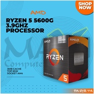 AMD Ryzen 5 5600G with Radeon Graphics 3.9Ghz Up to 4.4GHz 3MB Cache AM4 TDP 65W CPU Processor
