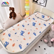 Baby ice silk latex bed mat Tatami mattress protector Anti-Slip Mattress Pad newborn stroller mat kindergarten summer nap bed mat children's latex mat feel cool