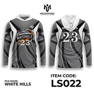 MEGZ LS022 Basketball Warmer Hoodie Full Sublimation Free Customized Surname and Number