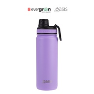 [SG] Oasis Stainless Steel Insulated Sports Water Bottle with Screw Cap 550ML  [Evergreen Stationery]