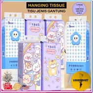 Hanging Tissue Tisu Gantung Facial Tissue Silky Soft Pack Baby &amp; Pregnant Women 4-ply 1280pcs/320pulls Per Pack