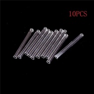 [ACCURATE] 10pcs/lot Transparent Pyrex Glass Blowing Tubes 100mm Long Thick Wall Test Tube 10*100mm