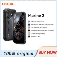 OSCAL Marine 2 Rugged Phone 11000mAh 6.56'' HD+ Display Unisoc T615 Up to 24(8+16)GB RAM 128GB Andro