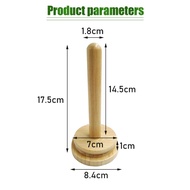 Wooden Yarn Holder Stand Kayu Estetik Spinning Knitting Tools Crochet Akesoris