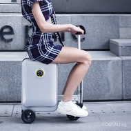 Smart Electric Riding Trolley Case Luggage Collapsible Boarding Bag Scooter