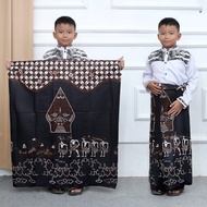 Sarung Punakawan Anak -Wkstore Exclusive - Sarung Batik Santri