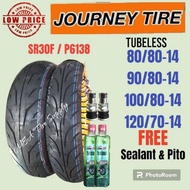 JOURNEY TIRE size 14 TUBELESS (FREE SEALANT &amp; PITO) for click, beat, Mio, aerox and other size 14