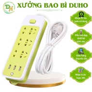 Multifunctional Power Outlet - Super Convenient 6-hole Outlet and 3 USB Charging Ports, Shockproof P