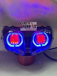 LAMPU DEPAN DAYMAKER JUPITER Z ROBOT 2010 2011 2012 BILED PROJIE 2 LENSA