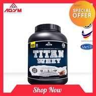 Special Offer [ Local Ready Stocks = Halal Certified ] Agym Nutrition Titan Whey 1kg / 33 servings -