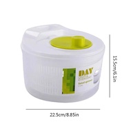 Multifunctional Household Manual Vegetable Dehydrator - Salad Spinner with Fruit Lettuce Drain Baske