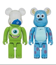 BE@RBRICK Sully and Mike 毛毛三眼仔 1000%