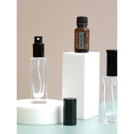 15ml30ml Transparent Thickened Glass Perfume Spray Bottle Square Perfume Spray Bottle