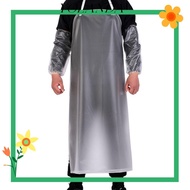 YOLAN Kitchen Apron, Thickened Waterproof Cafeteria Apron,  Oil Resistant Lightweight Translucent Wo