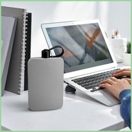 Flat Water Bottles for Travel Stainless Steel Sports Water Bottle With Lid 500ml Tumbler for Outdoor