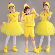 Ugly Duckling Costume Little Yellow Duck Chick Dance Costume Toddler Chick Duckling Costume Princess
