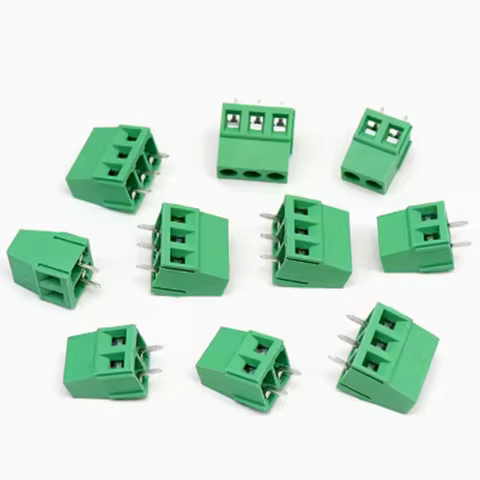 10pcs KF128-5.08-2P 3P Screw Type PCB Terminal Block Wire Connector 5.08mm Straight Pin Splice Termi