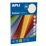 [SG] Apli Assorted Pastel Colors Paper 80gsm A4 100pcs [Evergreen Stationery]