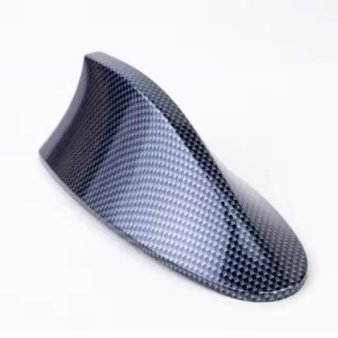 Car Carbon Fiber Shark Fin Antenna for Land Rover A9 Range Rover Sport Evoque Freelander 2 Jaguar XE