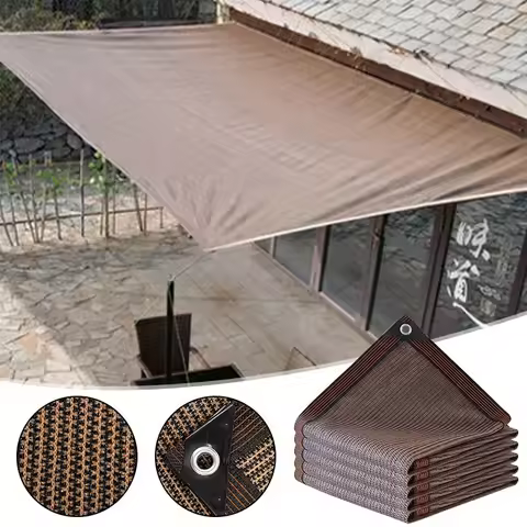 7-color HDPE garden sunshade net, UV protection, outdoor pergola, sun visor, swimming pool canopy, p