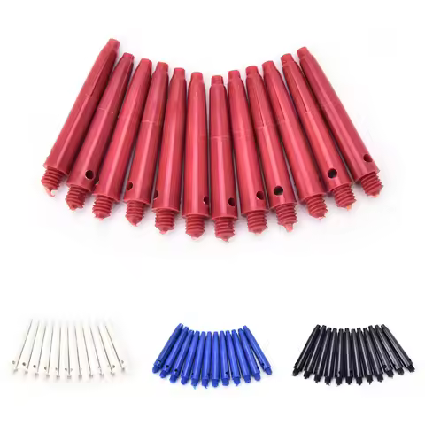 12pcs/lot Nylon Dart Shafts 35mm Screw Thread Plastic Darts Rod Stems Darts Accessories