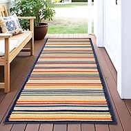 Superior Indoor/Outdoor Runner Rug Perfect for Patio, Bedroom, Kitchen, Laundry Room, Entryway, Offi