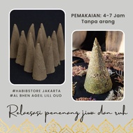 Incense Cones Large Spices+Natural Agarwood Weighing 50gr Blaming 6-8 Hours Guaranteed Satisfaction