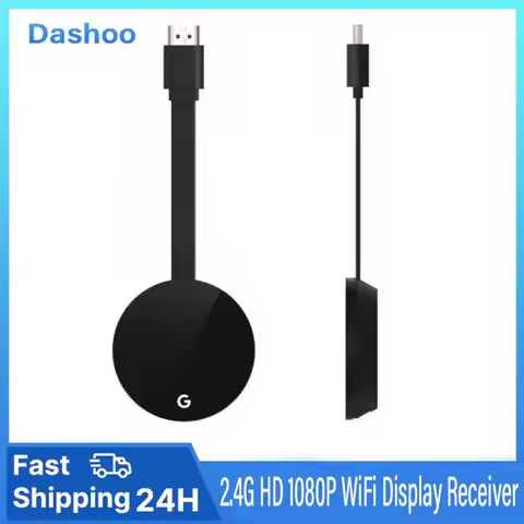 HDMI-compatible HD Display Dongle Wireless WiFi mirascreen Chromecast Google Media Streaming Video t
