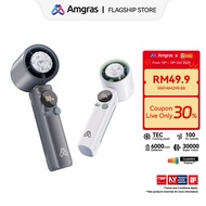 Amgras MetaHeld Fan Pro Portable Turbo Fan High Speed kipas mini fan cooler 100 Level Adjustment LED