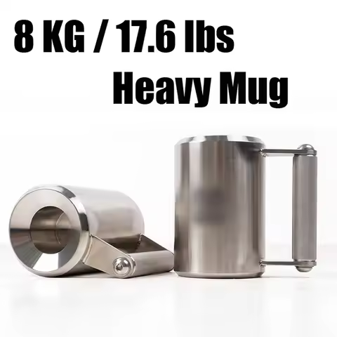 8kg Heavy Mug 17.6lbs Dumbbell AISI304 Material 120ml Volume, 6kg 8kg 10kg 3 Type Weight For Availab