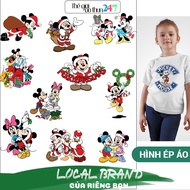 [Ironed, heat pressed image] Mickey M3 ironed image for children