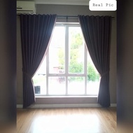 VFTD Original Blackout Curtains 90% Thick Dark Brown L100X270 Free HOOK