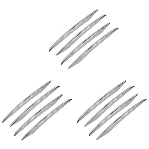 12Pcs ABS Chrome Front Fog Lamp Cover Trim For Mercedes Benz E Class W213 E200 E300 2016 2017 2018 2