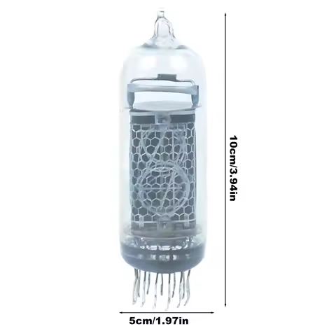 IN-14 Glow Tube IN14 Nixie Tubes Visual Effects Digital LED Clock Tube for Electronic Tube Clock