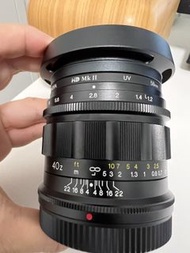 極新Voigtlander Nokton 40mm f/1.2 鏡頭 (Nikon z mount)