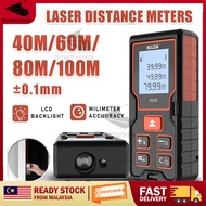 READY🚚HILDA Ruler Rangefinder 40/60/80/100 Meters Infrared Digital Laser Rangefinder Laser Electroni