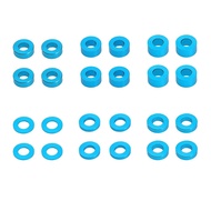 24Pcs M3 Screw Spacer Set 3mm Screws Flat Gasket Washer Spacer for TAMIYA 53539 TT02 TT01 XV01 XV02 