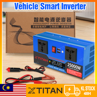 XTITAN Car Power Inverter Converter Dual USB DC 12V to AC 220V for Home Car Outdoor Emergency Power 