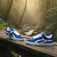 sepatu anak remaja dewasaSB MARRABBUKA Skate Bahan SUEDE TKTN EX Warna Biru Model Busa Gemuk Cocok U