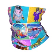 Custom Battle Royale Fall Guys   Bandana Neck Warmer Men Women Winter Ski Hiking Scarf Gaiter Video 