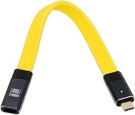 chenyang USB C Flat Extension Cable,USB 3.2 Type C Male to Female Extension Cable Support 20Gbps Dat