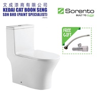 Sorento Ceramic Material One Piece Design Wash Down Flushing Toilet Bowl WC SRTWC8383-RL