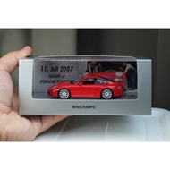 MINICHAMPS Mini Cut 43 Porsche 911 (997) Red 100,000 Cars Porsche 911 Commemorative Mini Cut Large B